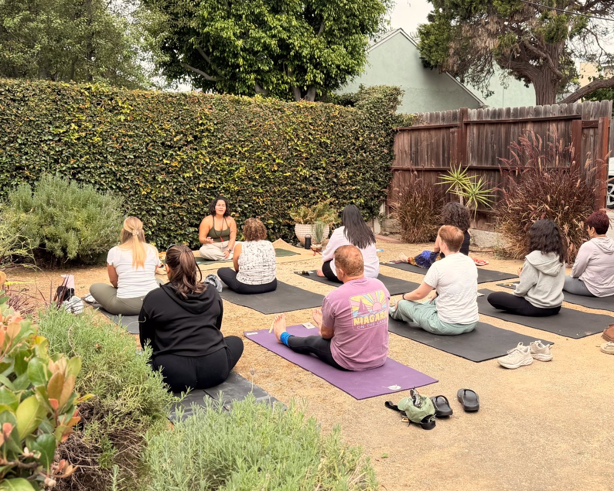 Outdoor group practice
